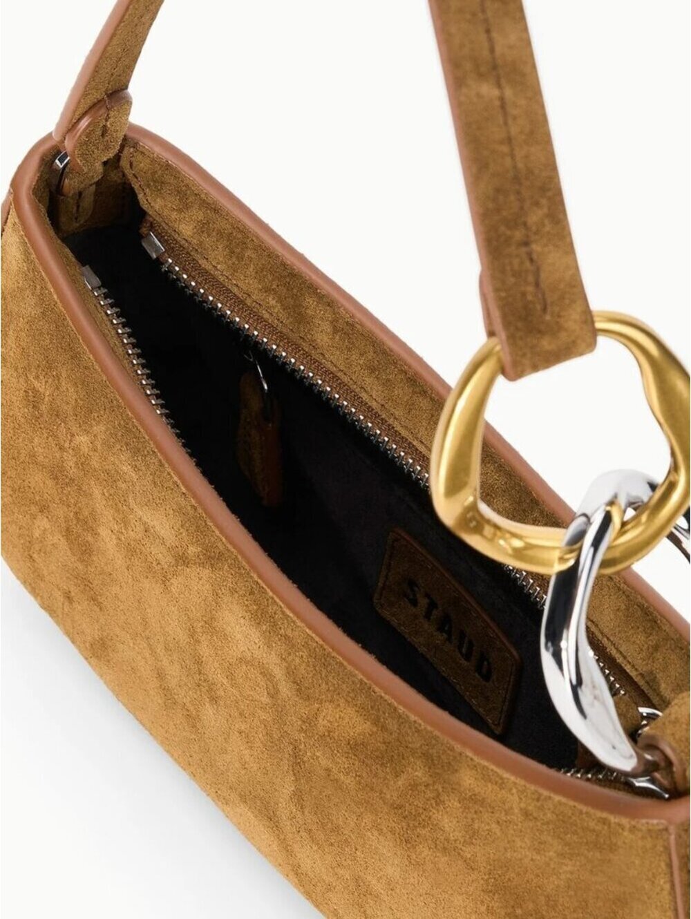 Staud Ollie Bag in Cigar - Picture 4 of 6